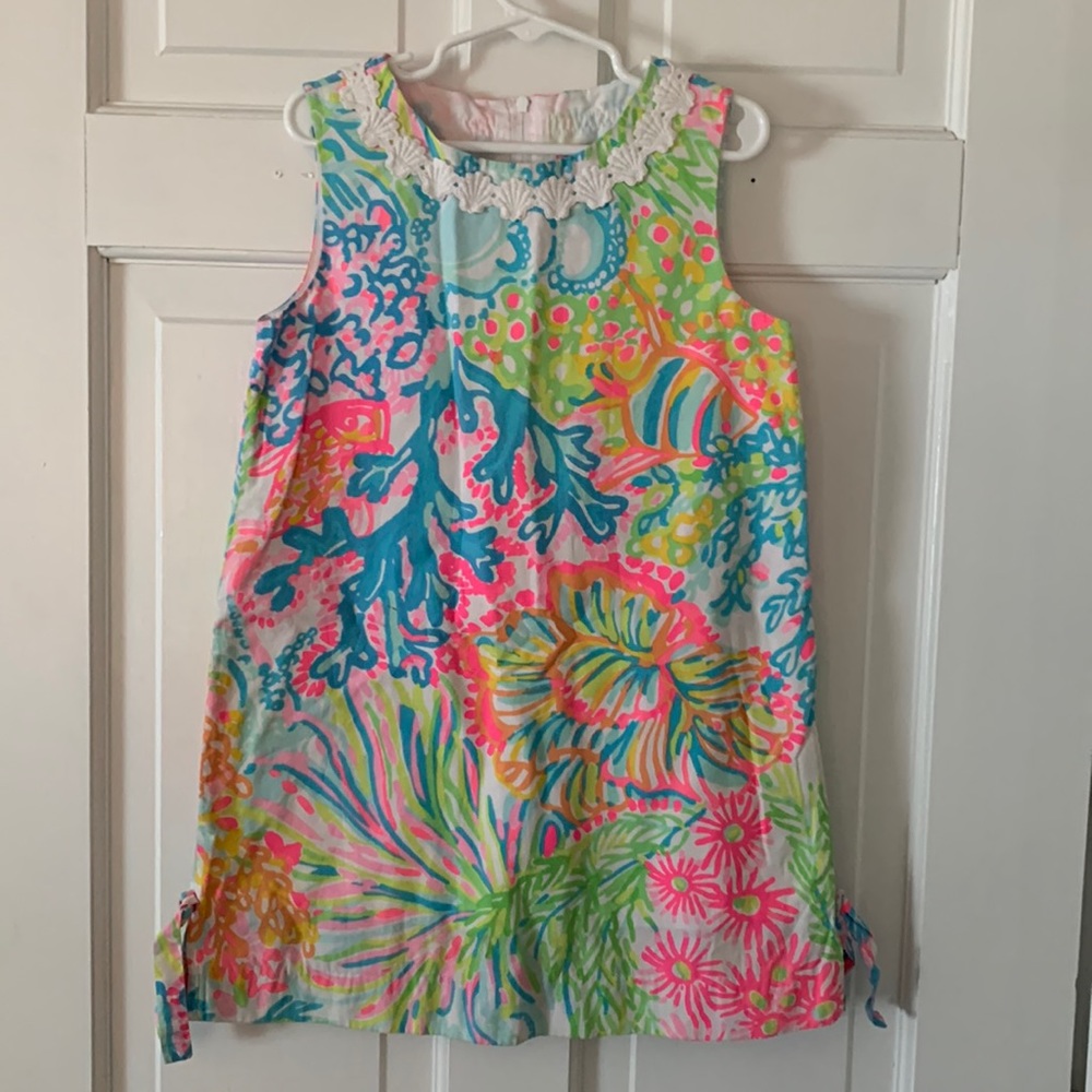 Girls Lilly dress, bright and fun